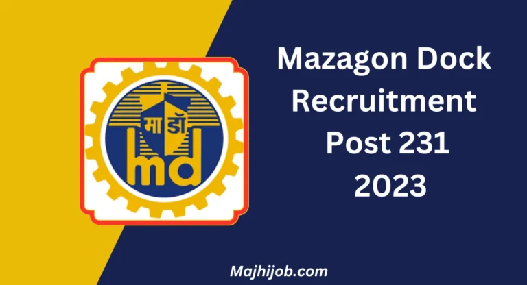 Mazagon Dock Recruitment