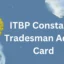 ITBP Constable Tradesman Admit Card